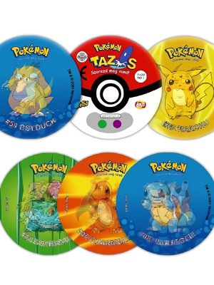 Pokémon, Tazos 3D 1ra Generación [Colección Completa]