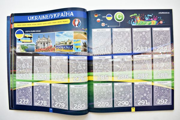 UEFA Euro 2016 France 2016 (Panini, 2016): Álbum Vacío (Sin láminas)