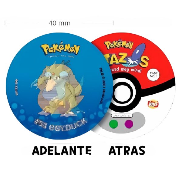 Pokémon, Tazos 3D 1ra Generación [Colección Completa]