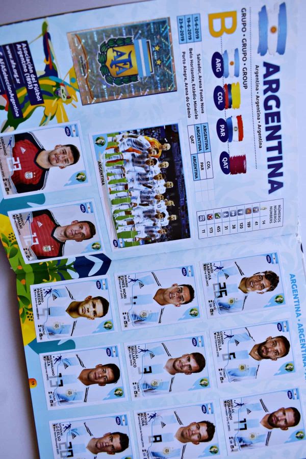 Copa América 2019 Brasil (Panini, 2019): Faltan 5 Láminas (Álbum)