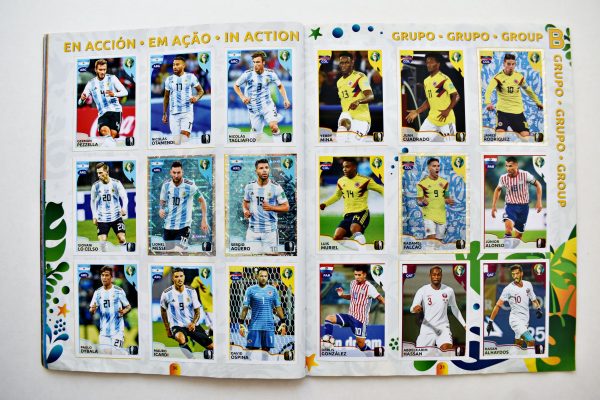 Copa América 2019 Brasil (Panini, 2019): Álbum Completo (Con todas sus láminas pegadas)
