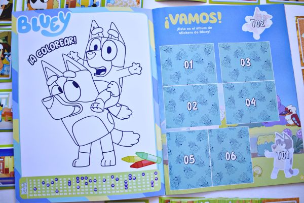 Bluey: Álbum Completo A Pegar