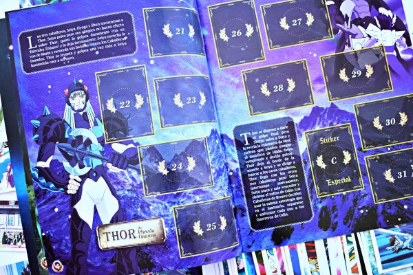 Caballeros Del Zodiaco, Asgard: Álbum Completo A Pegar