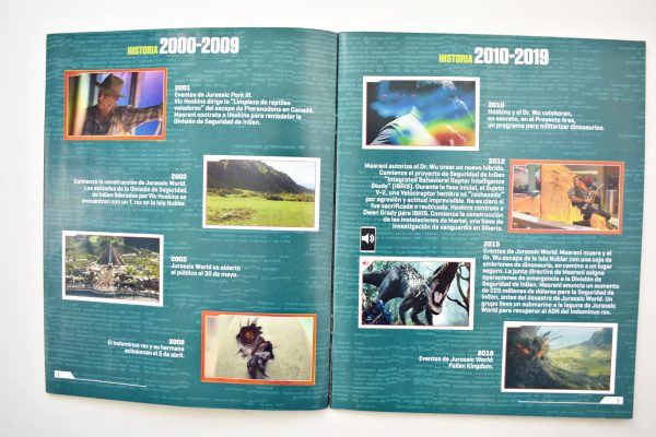 Jurassic World, Definitivo (Panini, 2020): Álbum Completo (Con todas sus láminas pegadas)