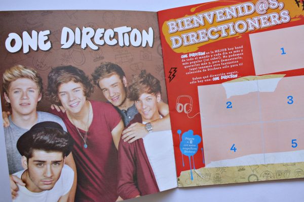 One Direction, The Red Collection (Panini, 2014): Álbum Vacío (Sin láminas)