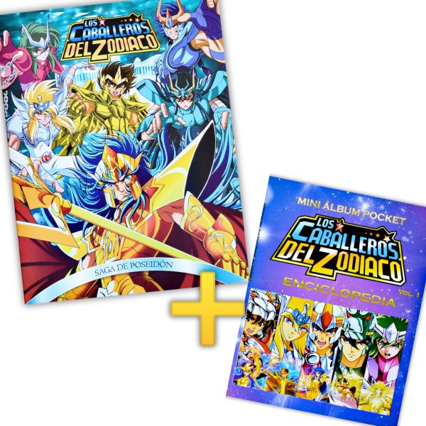 . Álbum Promo: Caballeros Del Zodiaco [Grande & Mini] Álbumes Completos A Pegar