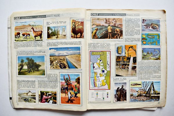 Chile Geografico y Turistico (Artecrom, 1975): Faltan 9 Láminas (Álbum)