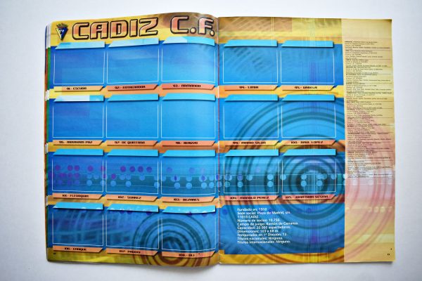 Liga Española 2005-2006 (Panini, 2005): Álbum Vacío (Sin láminas)
