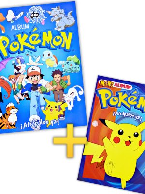 . Álbum Promo: Pokémon [Grande & Mini] Álbumes Completos A Pegar