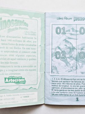 Dinosaurios Mundo perdido (Artecrom