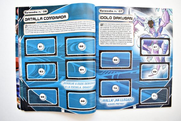 Bakugan Battle Brawlers (Panini, 2009): Álbum Vacío (Sin láminas)