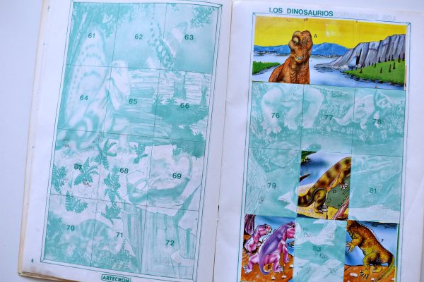 Dinosaurios (Artecrom, 1980): Tiene 42 Láminas (Álbum)