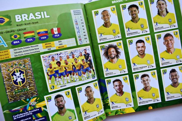 Copa América 2019 Brasil (Panini, 2019): Faltan 5 Láminas (Álbum)