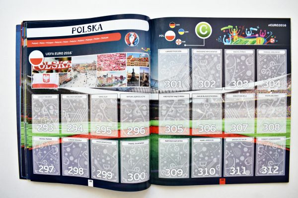 UEFA Euro 2016 France 2016 (Panini, 2016): Álbum Vacío (Sin láminas)