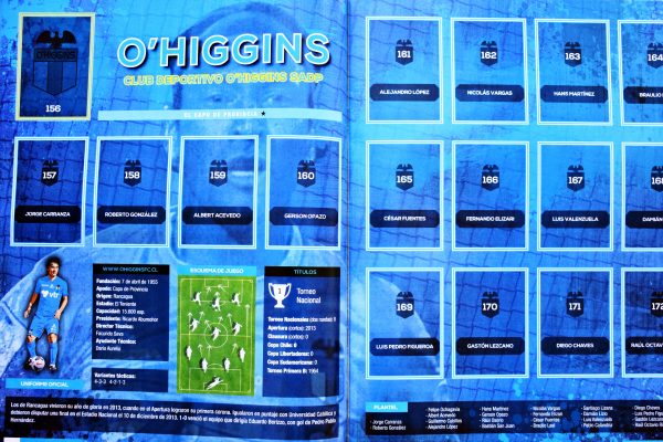 Fútbol 2014-2015, Fútbol Scotiabank 2014-2015 (Panini, 2014): Álbum Vacío (Sin láminas)