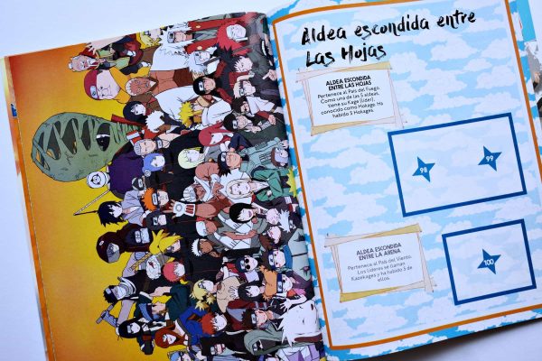 Naruto Shippuden Shonen Jump (Ansaldo, 2019): Álbum Vacío (Sin láminas)