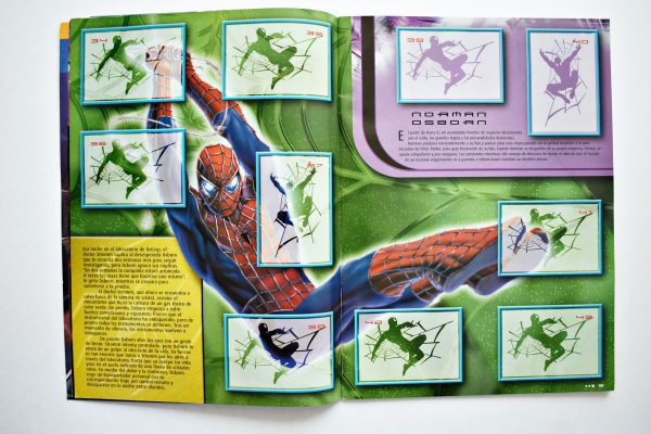 Spider-Man 1 (Merlin, 2002): Álbum Vacío (Sin láminas)