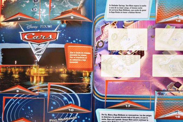Cars 2 (Panini, 2011): Álbum Vacío (Sin láminas)