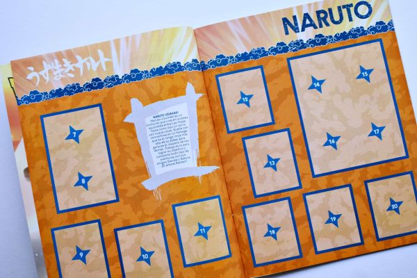 Naruto Shippuden Shonen Jump (Ansaldo, 2019): Álbum Vacío (Sin láminas)