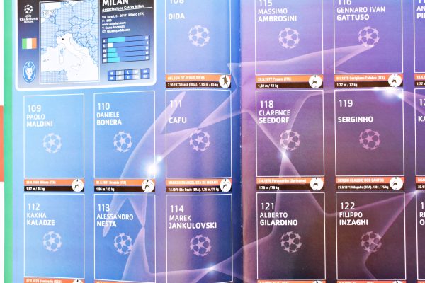 UEFA Champions League 2006-2007 (Panini, 2006): Álbum Vacío (Sin láminas)