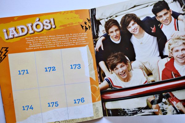 One Direction, The Red Collection (Panini, 2014): Álbum Vacío (Sin láminas)