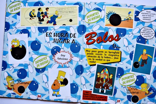 The Simpsons, III Colección Springfield (Panini, 2002): Álbum Completo (Con todas sus láminas pegadas)