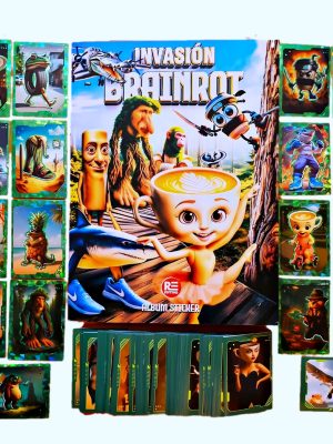 Invasion Brainrot: Álbum Completo A Pegar