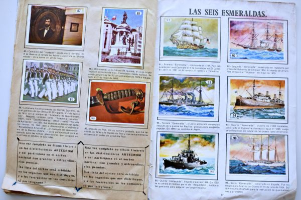 Arturo Prat Héroe Nacional 78' Edición Especial (Artecrom, 1978): Tiene 15 Láminas