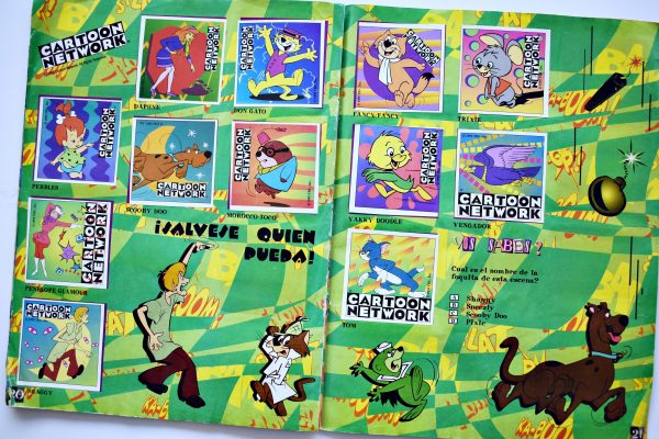 Cartoon Network (Salo, 1995): Álbum Completo (Con todas sus láminas pegadas)