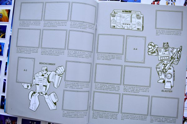 . 1 Álbum: Transformers 86': Álbum Completo A Pegar