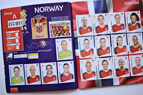 Copa Mundial 2019 Francia (Femenina) (Panini, 2019): Faltan 7 Láminas (Álbum)