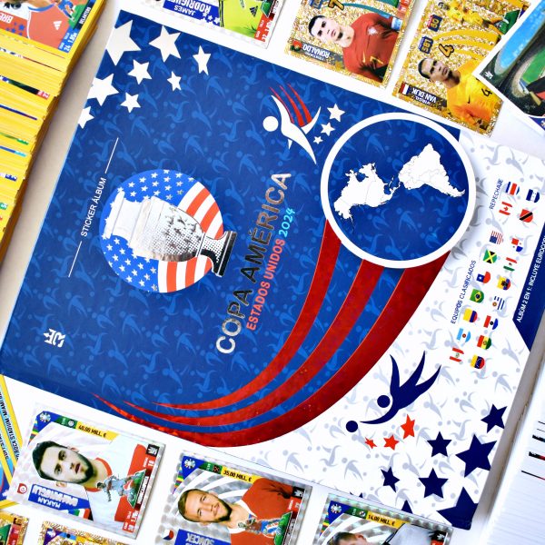 . Copa América 2024 [Tapa Dura] (3 Reyes) + EuroCopa: Álbum Completo A Pegar foto 1
