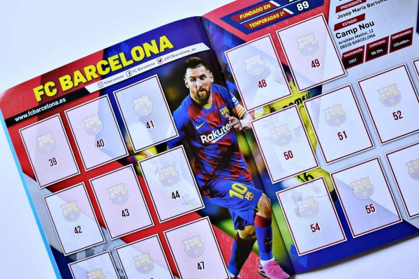 Liga Española 2019-2020, LaLiga Santander Liga 2019-2020 (Panini, 2019): Álbum Vacío (Sin láminas)
