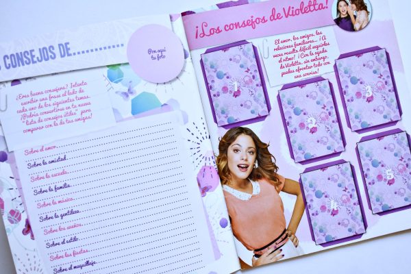 Violetta ¡Los Consejos de Violetta! (Panini, 2014): Álbum Vacío (Sin láminas)