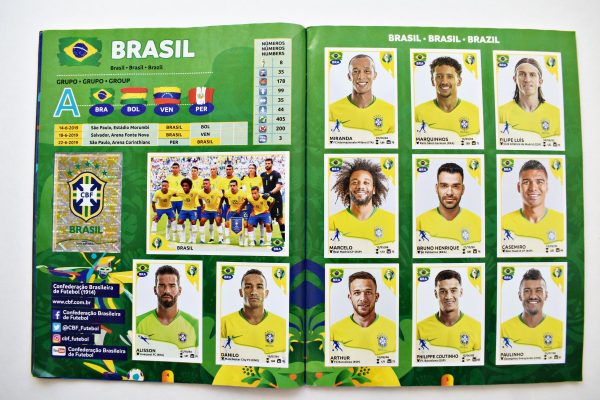 Copa América 2019 Brasil (Panini, 2019): Álbum Completo (Con todas sus láminas pegadas)