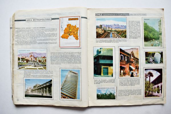 Chile Geografico y Turistico (Artecrom, 1975): Faltan 9 Láminas (Álbum)
