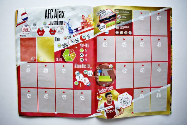 FIFA 365 2018 (Panini, 2017): Tiene 34 Láminas (Álbum)