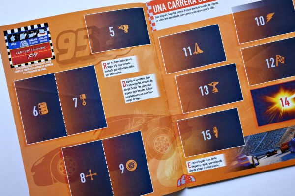 Cars 3 (Panini, 2017): Álbum Vacío (Sin láminas)