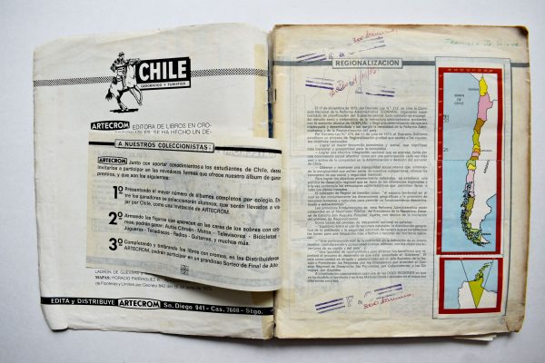 Chile Geografico y Turistico (Artecrom, 1975): Faltan 9 Láminas (Álbum)