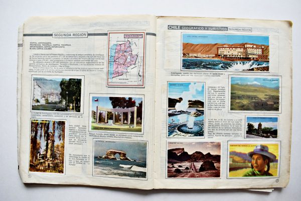 Chile Geografico y Turistico (Artecrom, 1975): Faltan 9 Láminas (Álbum)