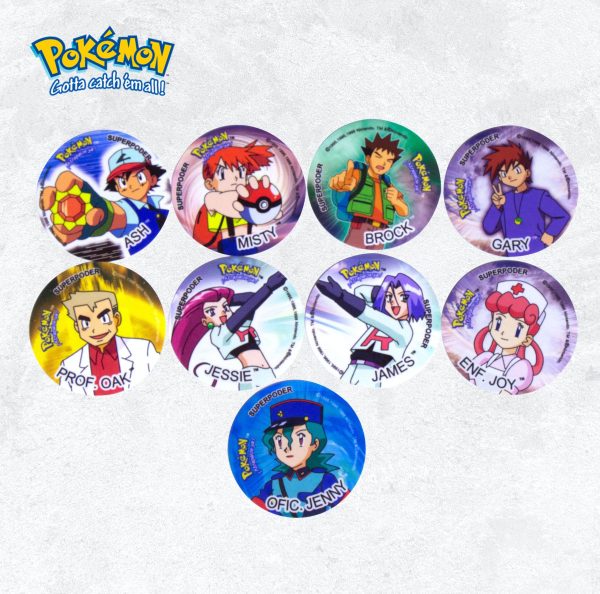 Pokémon, Tazos 1ra Generación [Colección Completa]