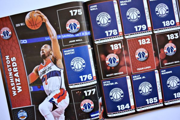 NBA Sticker Collection 2017-18 (Panini, 2017): Álbum Vacío (Sin láminas)
