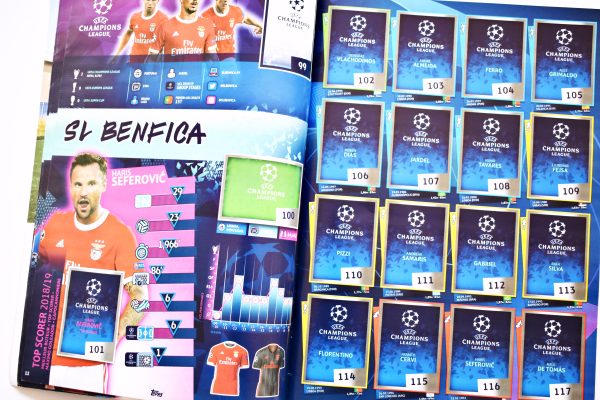 UEFA Champions League 2019-2020 (Panini, 2019): Álbum Vacío (Sin láminas)