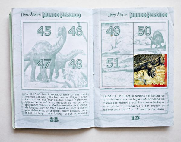 Dinosaurios Mundo perdido (Artecrom, 2005): Tiene 10 Láminas (Álbum)