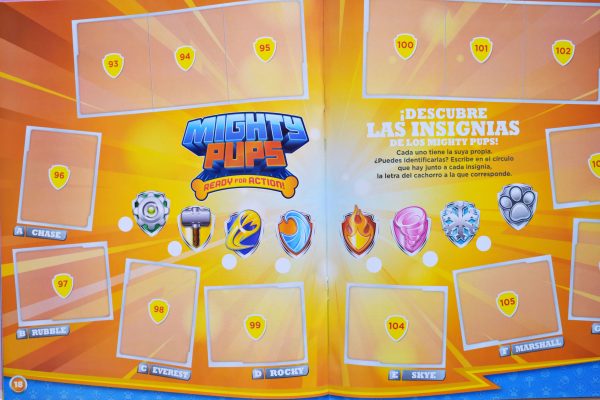 Paw Patrol ¡Héroes en Acción! (Panini, 2019): Álbum Vacío (Sin láminas)