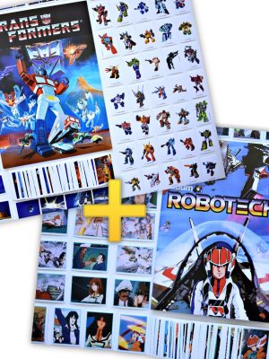 . Álbum Promo: Robotech + Transformers [ Álbumes Completos A Pegar]