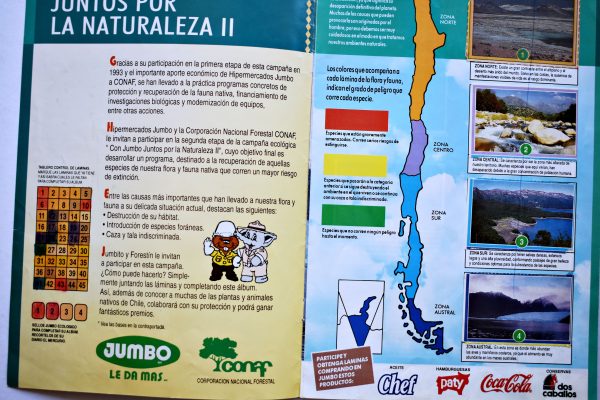 Jumbo, Juntos por la Naturaleza II (Jumbo, 1994): Álbum Completo (Con todas sus láminas pegadas)
