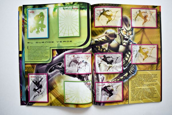 Spider-Man 1 (Merlin, 2002): Álbum Vacío (Sin láminas)
