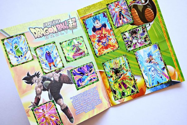 Dragon Ball Super Broly - La Película (Super, 2019): Álbum Completo (Con todas sus láminas pegadas)