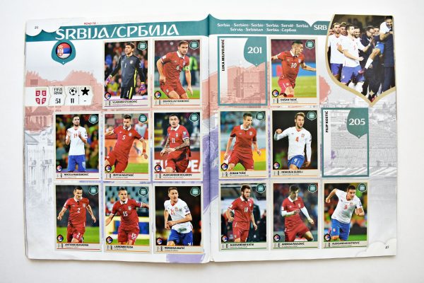Copa Mundial 2018 Russia, Road to 2018 FIFA World Cup Russia (Panini, 2018): Faltan 11 Láminas (Álbum)
